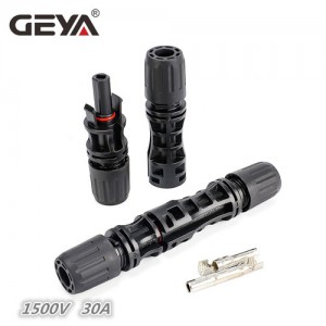 GEYA Solar PV MC4 Connectors DC1500V 30A Male Female IP67 - 2 Pairs