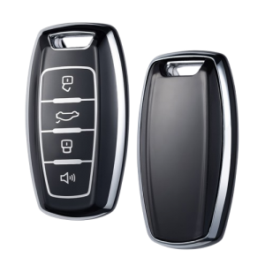Car Key Remote Cover for GWM Haval H6 Jolion Remote - Black TPU