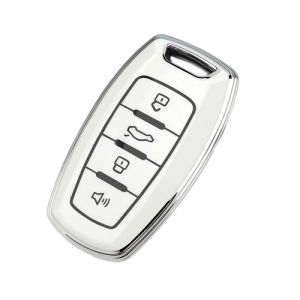 Car Key Remote Cover for GWM Haval H6 Jolion Remote - White TPU