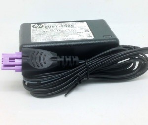 HP 22V 455ma Printer Power Supply Power Adapter 3 Pin Purple