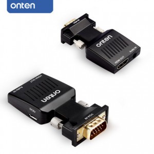 ONTEN VGA to HDMI Adapter with Audio Input