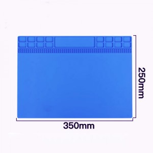 Silicone Heat Resistant Working Mat 35 x 25cm W-201 Non-Magnetic