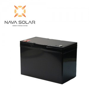 NavaSolar 12.8V 100Ah 1.28kWh LiFePO4 Battery NV-LFP-12100E