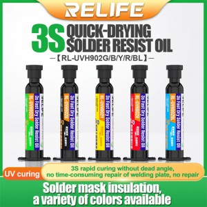 RELIFE 3s Fast Dry Solder Resist Oil UV Curling Oil 10cc RL-UVH902