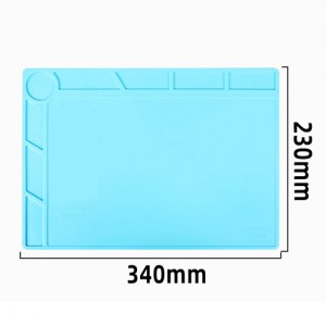 Silicone Heat Resistant Working Mat 34 x 23cm S-120 Non-Magnetic